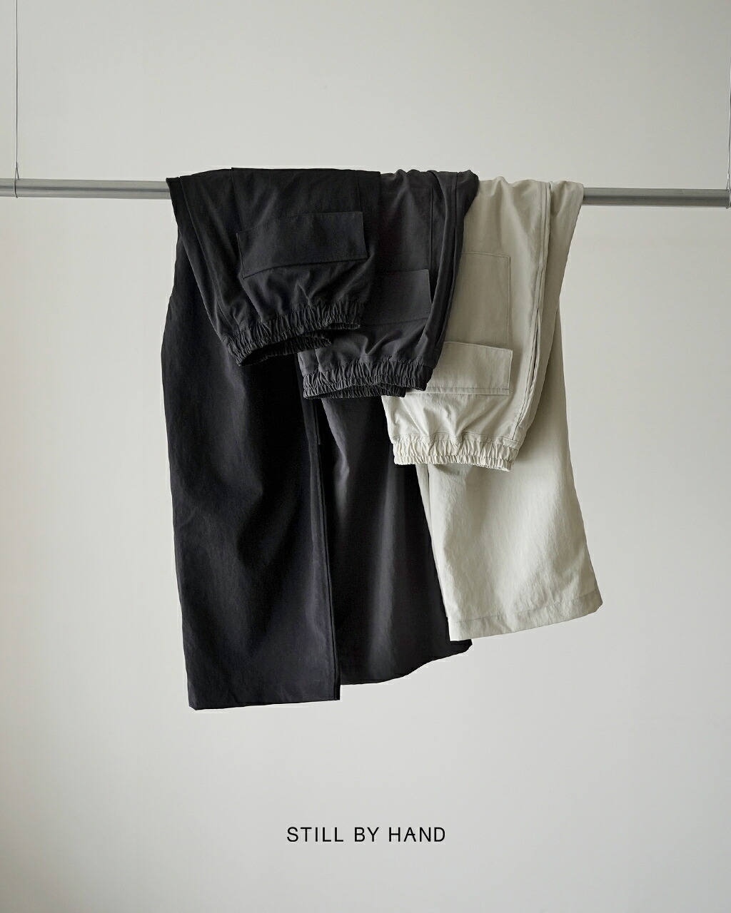 スティルバイハンド STILL BY HAND PT PT PT06254 ニータック ワイドパンツ メンズ イージーパンツ ドローストリング ナイロンパンツ 1228