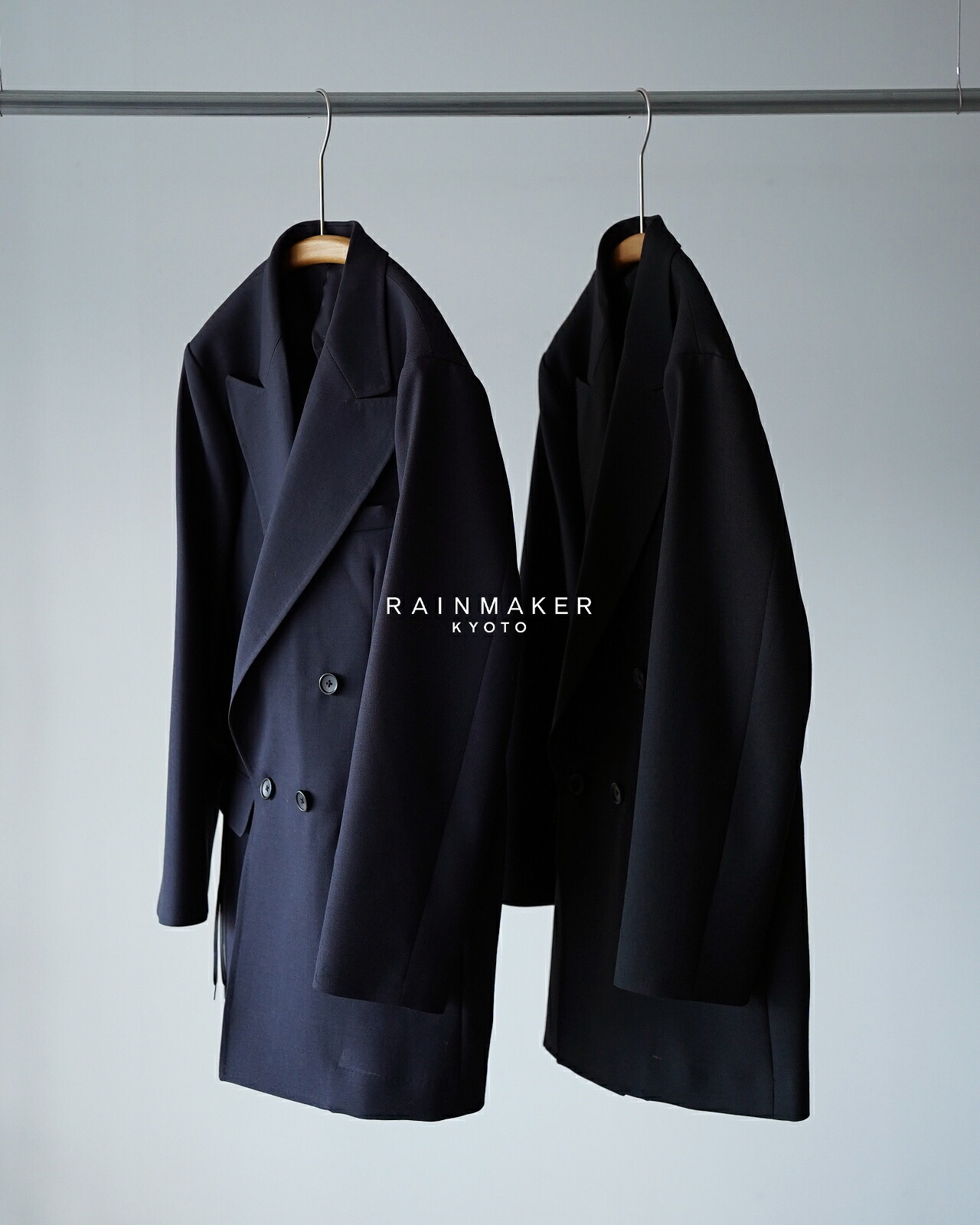 【SALE!30%OFF】レインメーカー RAINMAKER ダブルブレストロングジャケット メンズ DOUBLE BREASTED LONG JACKET RM261-006 セットアップ スーツ ダブルジャケット テーラードジャケット 4つボタン ウール 背抜き ピークドラペル xp10|Crouka/クローカ