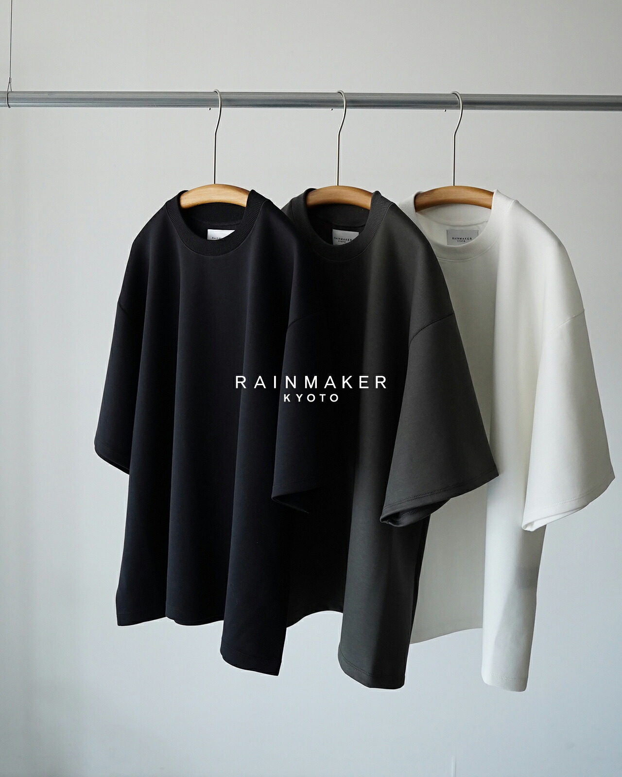 【SALE！20%OFF】レインメーカー RAINMAKER ハイバックカラー Tシャツ メンズ HIGH BACK COLLAR TEE RM261-044 カットソー 半袖 クルーネック 無地 0223｜Crouka／クローカ