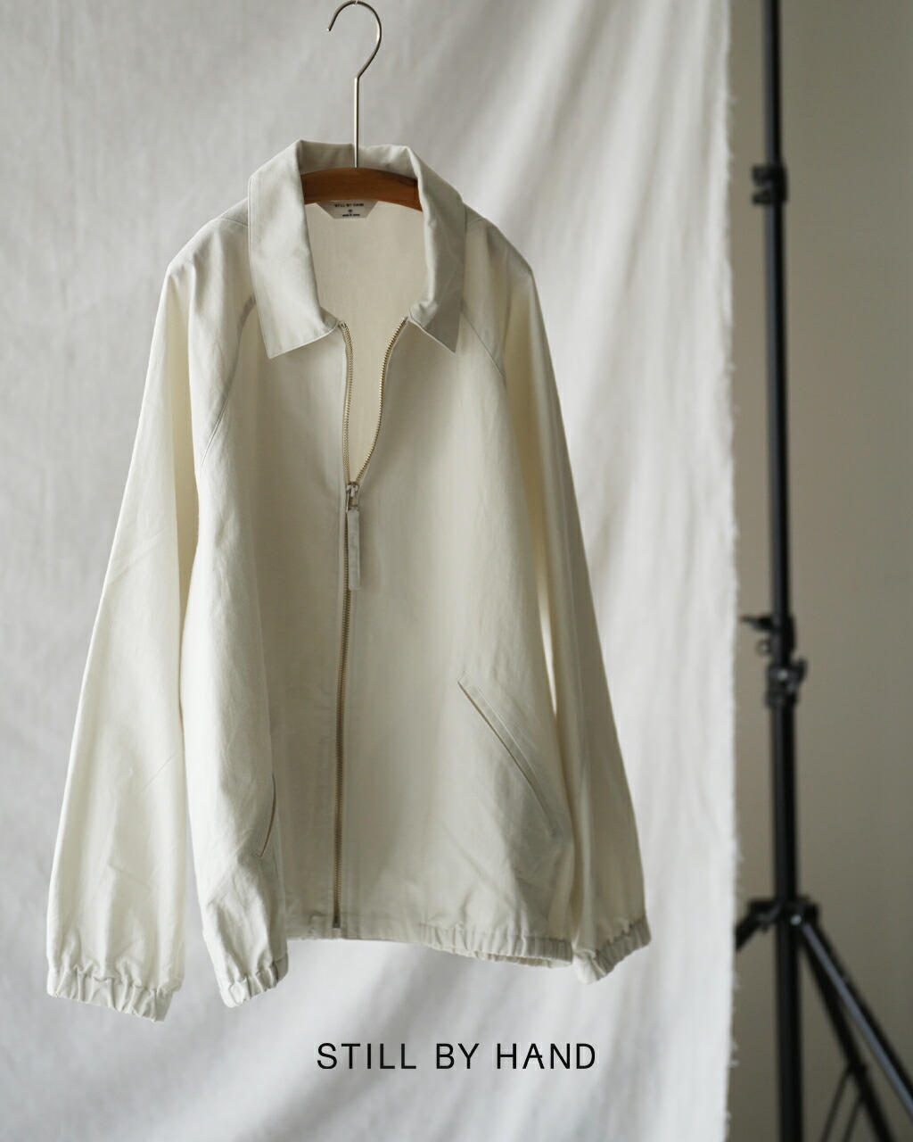 【SALE！30%OFF】スティルバイハンド STILL BY HAND ジップアップ モールスキン ブルゾン メンズ Zip up moleskin blouson BL01261 スウィングトップ ショートジャケット メンズ コットン 日本製 0301 xp10｜Crouka／クローカ