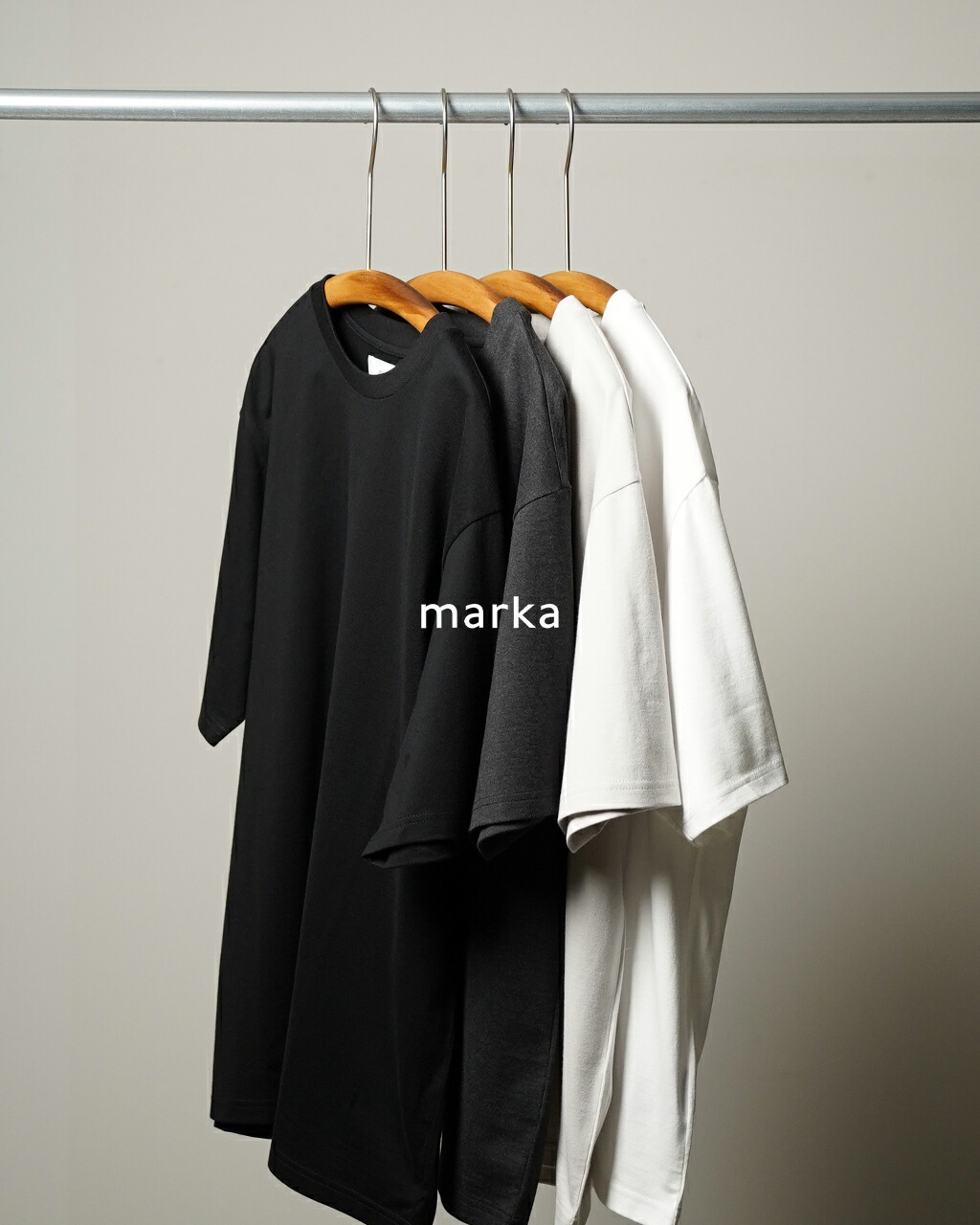 マーカ marka クルーネック Tシャツ メンズ CREW NECK TEE 半袖 カットソー M26A13CS01B オーガニックコットン 半袖Tシャツ 日本製 0308