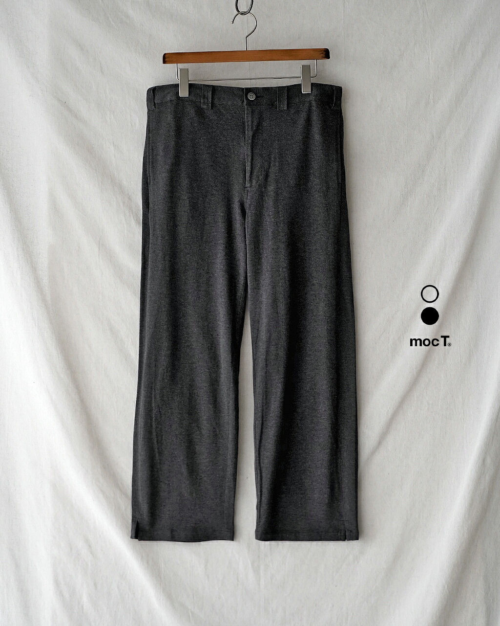 【SALE!30%OFF】モクティ mocT クレープコットン ジャージー イージースラックス メンズ CREPE COTTON JERSEY EASY SLACKS M82-651NE イージーパンツ ストレート 0331【レビュー企画対象】 xp10|Crouka/クローカ
