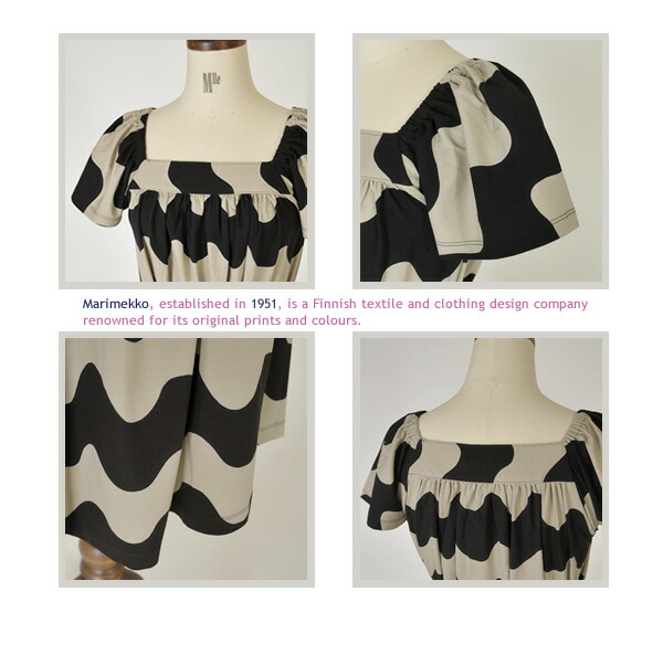 代引不可 Marimekko マリメッコ Pikkulokki Skuutti スクエアカットネック コットンワンピース Xs S 送料無料 クライマックスセール Insfatima Com Ar