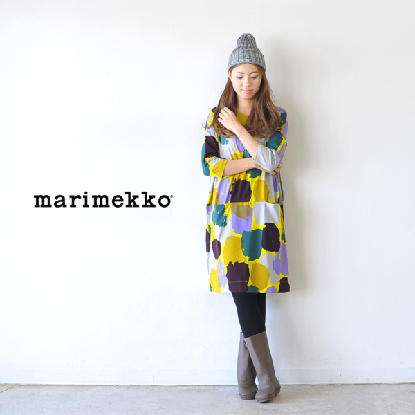 楽天市場 Marimekko マリメッコ Maalari Jersey Meeli マーラリパターン ワンピース Xs S M L 送料無料 Crouka クローカ