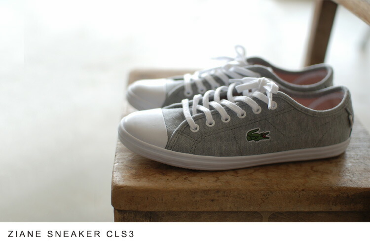 楽天市場 Lacoste ラコステ Ziane Sneaker Cls3 スウェット ジアンスニーカー Wae048 送料無料 Crouka クローカ