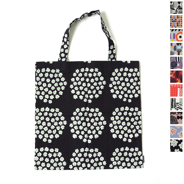 楽天市場 全品ポイント10倍 Marimekko マリメッコ Cotton Fabric Bag プリント コットンエコバッグ 5263166368 66376 66589 66786 66781 67046 67162 66249 67172 全11色 メール便可 送料無料 Crouka クローカ