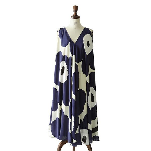 楽天市場 Marimekko マリメッコ Unikko Silk Lindo ウニッコフレアワンピース M 送料無料 Crouka クローカ