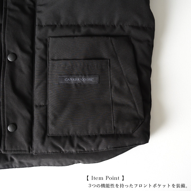 canada goose freestyle crew vest black label