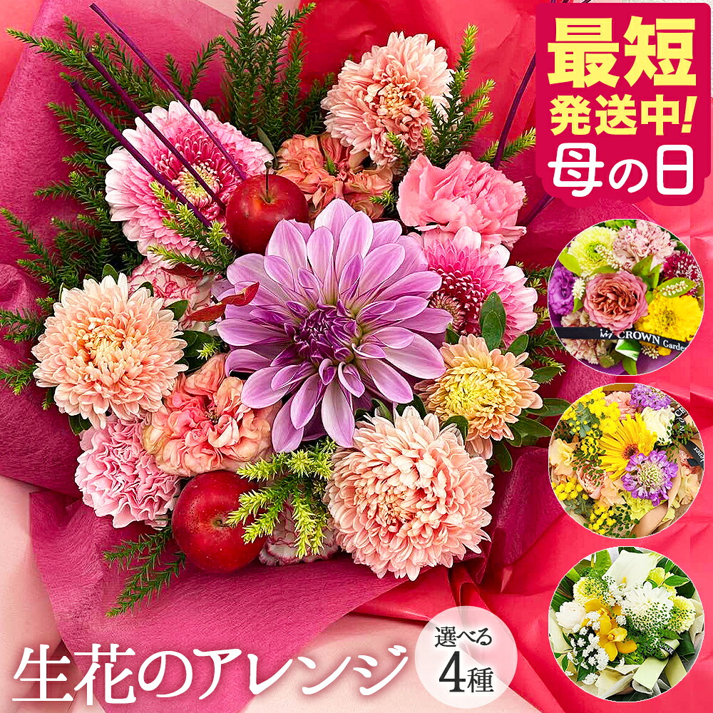 季節の花でおまかせアレンジメント 母の日 花 送料無料 プレゼント 2026 【最短翌日配達★15時〆】 ギフト 誕生日 生花 フラワー アレンジ 季節 旬 お祝い 送料無料 選べる フラワー おしゃれ プリントサービス 結婚記念日 お見舞い 女性