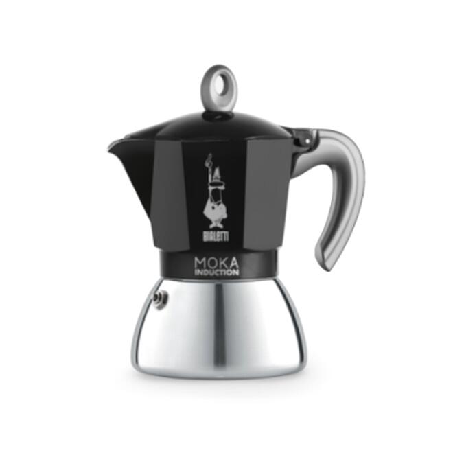 ビアレッティ New Moka Induction Black 6 Cups用 モカインダクション6カップ用 Ihヒーター対応 6936 送料無料 沖縄 離島除く コーヒーメーカー エスプレッソマシン モカエキスプレス Ih式 珈琲 カフェ おしゃれ レトロ かわいい ブラック キャンプ アウトドア