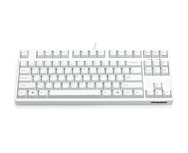 ダイヤテック　Majestouch 2 HAKUA Tenkeyless (茶軸・テンキーレス・US ASCII・マットホワイト) [FKBN87M-EMW2]【送料無料※沖縄・離島配送不可】テンキーなし　白　USアスキー　キーボード テレワーク リモートワーク 在宅勤務 12,441円