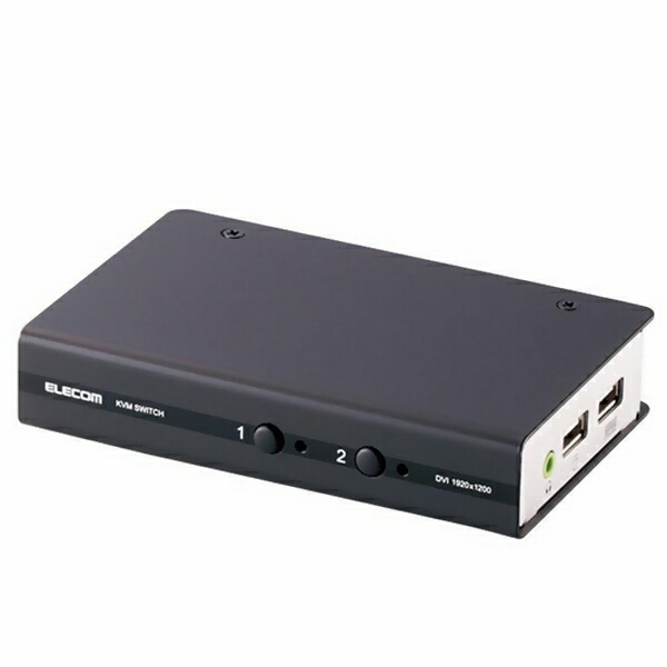 楽天市場】エレコム パソコン切替器（DVI対応/BOX型/4ポート