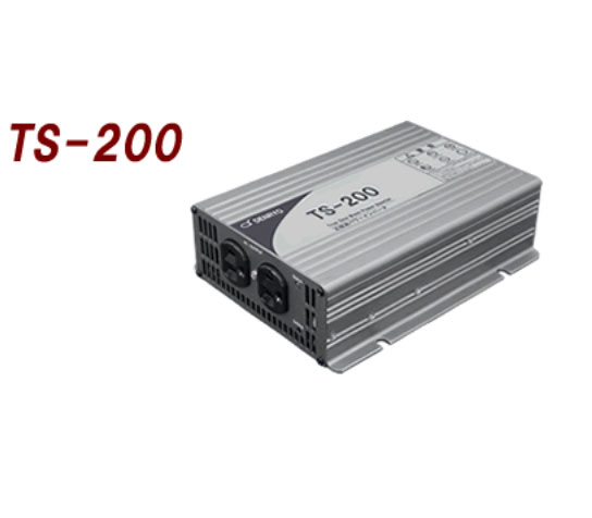 電菱　DC-AC正弦波インバータTSシリーズ　定格出力:200W　定格入力電圧：24Vdc [TS-200-124A]【送料無料※沖縄・離島配送不可】