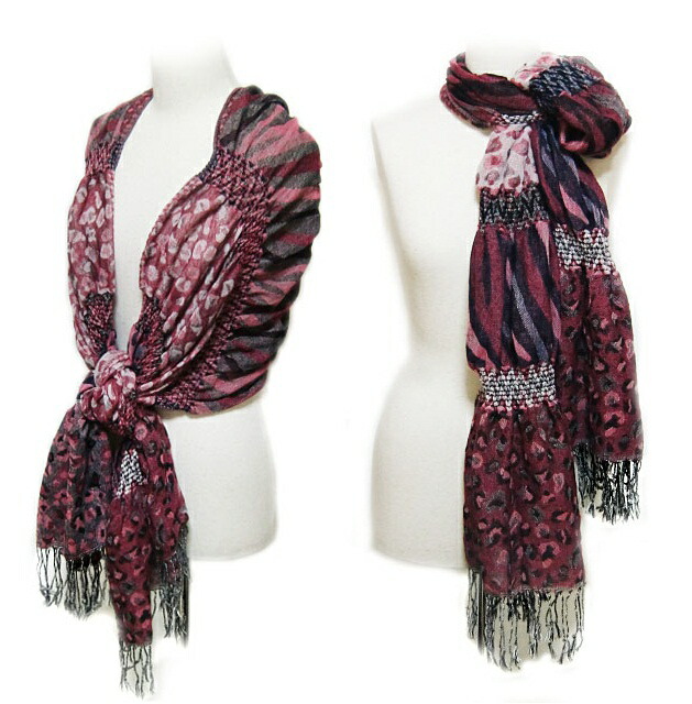 WACKOMARIA レオパードストール ワコマリア WACKO MARIA ストール レオパード ヒョウ柄