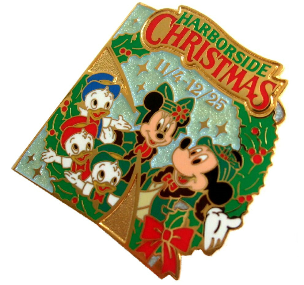 楽天市場 新品同様 Tokyo Disney Sea 04 東京ディズニーシー クリスマス 限定 ピンバッジ バッチ ミッキーマウス 中古 Crown Store