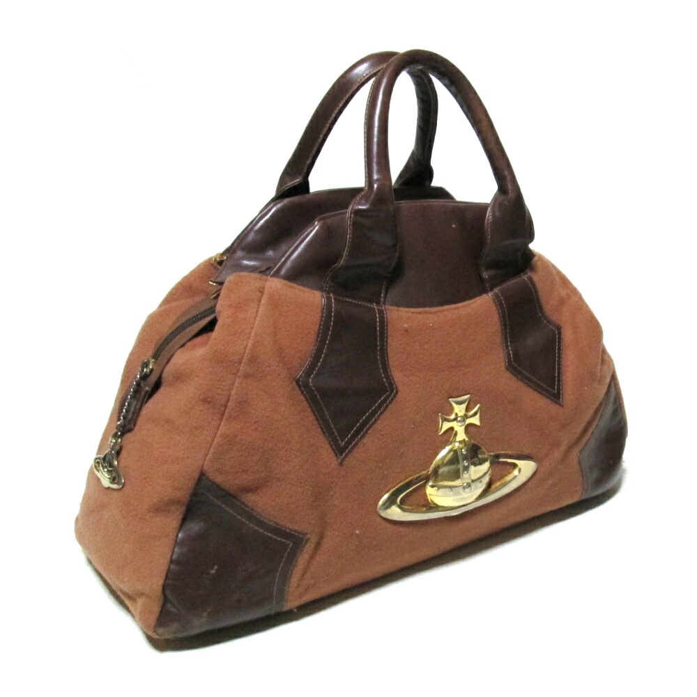 Crown Used Brand Clothing Giant Aube Yasmin Bag Tea Giant Aube Yasmin Bag Tea Orb Braccialini ブラッチャリーニ In The Discontinuance Of Making 90 S Vintage Vivienne Westwood 90s Made Vivien