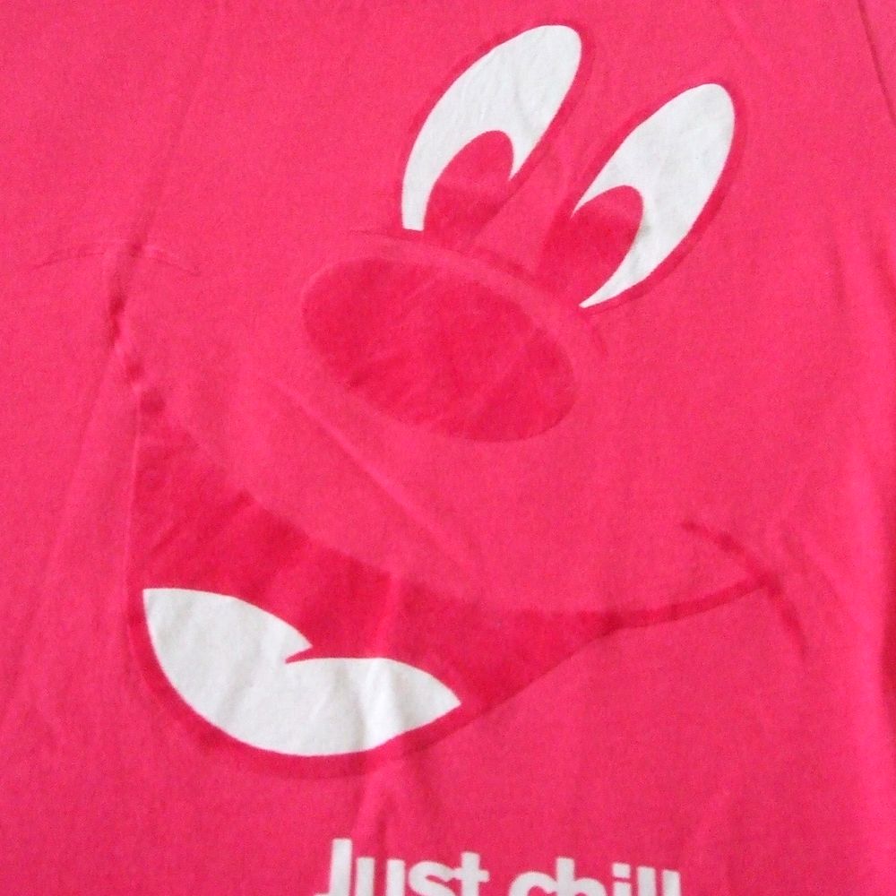 楽天市場 美品 廃盤 Uniqlo Disney ユニクロ ディズニー Xl 限定 Just Chill Tシャツ ピンク 半袖 ミッキーマウス 中古 Crown Store