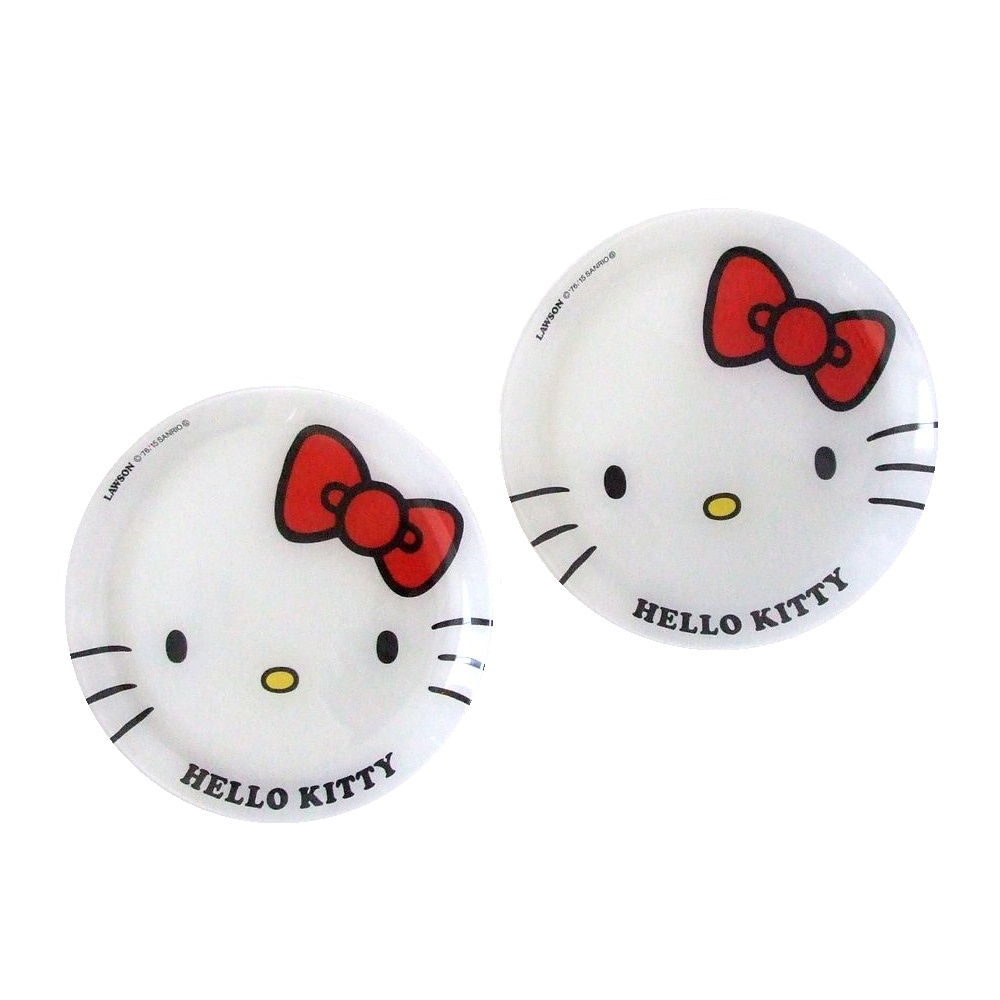 楽天市場 未使用 Hello Kitty ハローキティ ガラスパーティプレート 2枚セット 皿 Sanrio サンリオ 中古 Crown Store