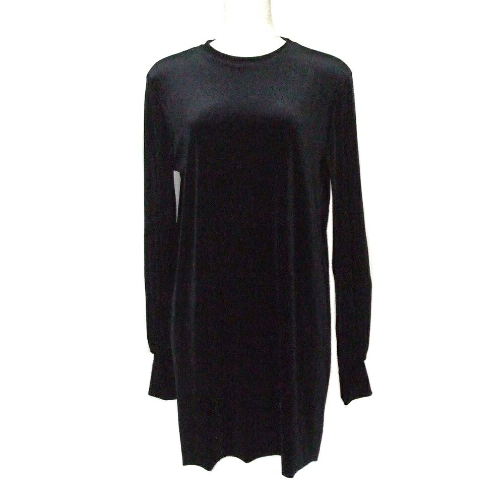 zara black velvet dress