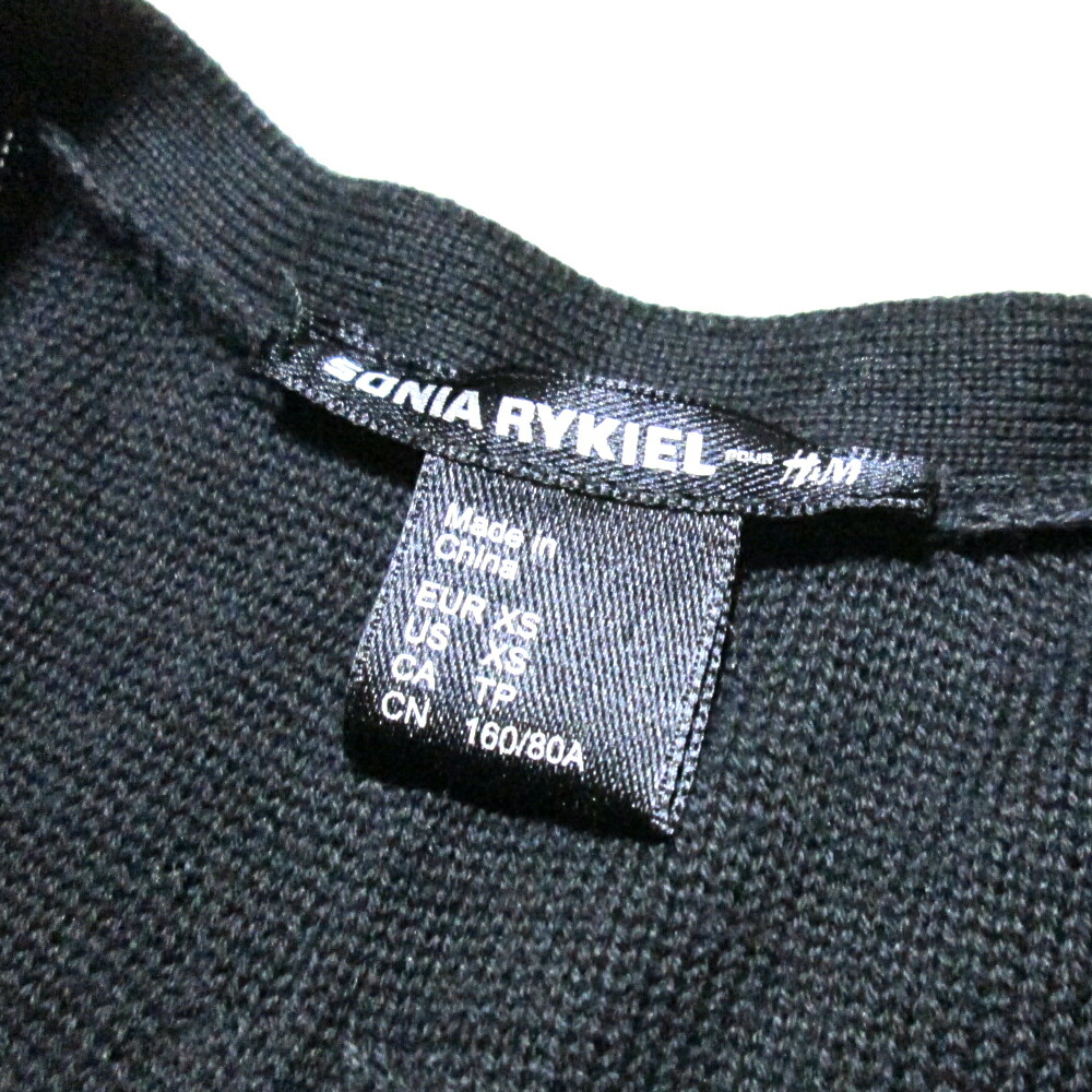 楽天市場 Sonia Rykiel H M ソニアリキエル エイチアンドエム Xs Aラインフリルワンピース 黒 ドレス 中古 Crown Store