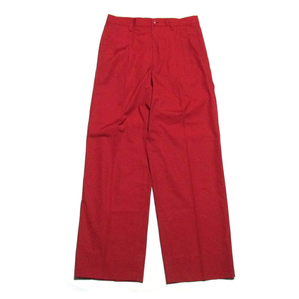 美品 Vintage Karl Helmut MEN'S KANEKO ISAO ヴィンテージ オールド カールヘルム メンズカネコイサオ 「M」 コットンテイパードパンツ (赤 PINK HOUSE ピンクハウス ロング 金子功) 113811 【中古】