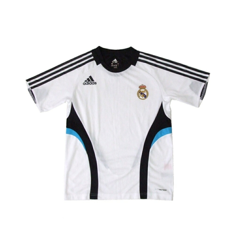 楽天市場 Adidas アディダス Real Madrid ゲームシャツ 白 サッカー リアルマドリッド 中古 Crown Store