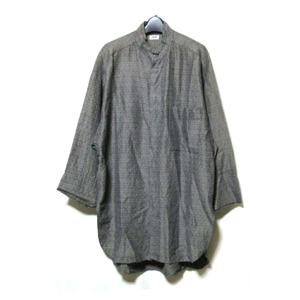 Vintage JUN MEN ヴィンテージ ジュン メン オリエンタルワイドシャツ (グレー ビッグシルエット アヴァンギャルド) 120446 【中古】