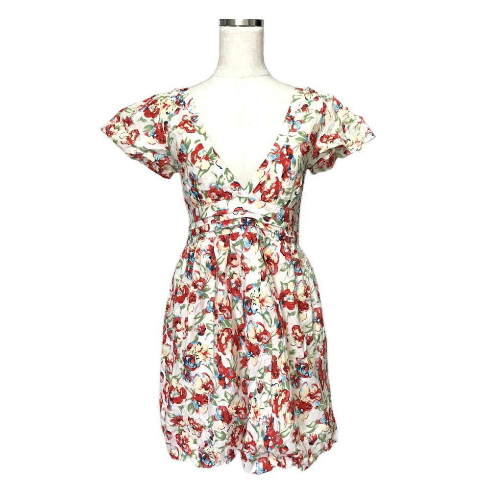 楽天市場 美品 Mercuryduo マーキュリーデュオ ボタニカルワンピース 花柄 ドレス フラワー 半袖 中古 Crown Store