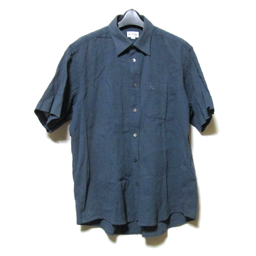 burberry shirt dark blue