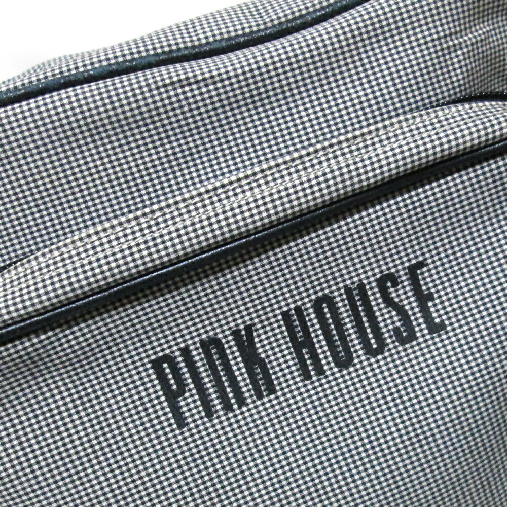 楽天市場 Vintage Pink House ヴィンテージ ピンクハウス 2wayギンガムチェックリュックサック ショルダーバッグ 鞄 黒 1274 中古 Crown Store