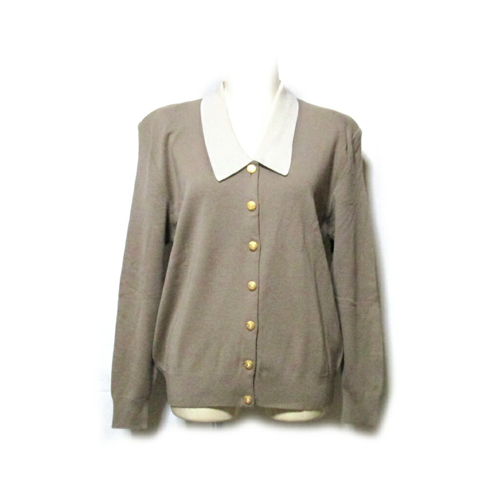 ◯インゲボルグ　M カーディガン アイボリーピンクハウス Original Knit Collections Special Order｜ピンクハウス