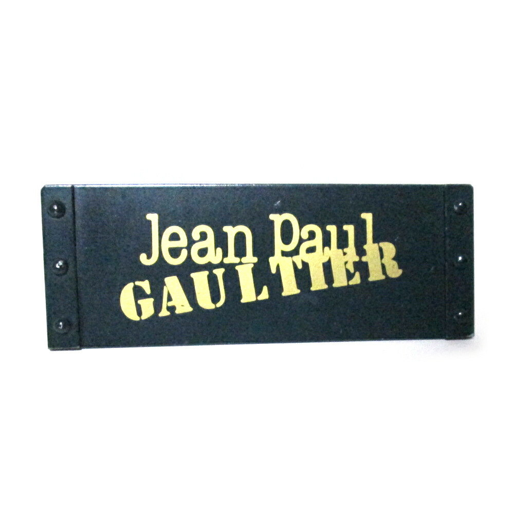 新古物件 廃盤 Jean Paul Gaultier ジャンポールゴルチエ 販促メタルお皿 ゴルチェ ロゴ 中古 税込3980以上買物で 送料無料 21 05 05 Barrakuda At