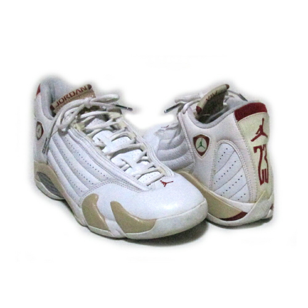 美品 Vintage Air Jordan ヴィンテージ エアジョーダン 「28」 14 Retro スニーカー (NIKE ナイキ 靴 当時もの) 132195 【中古】