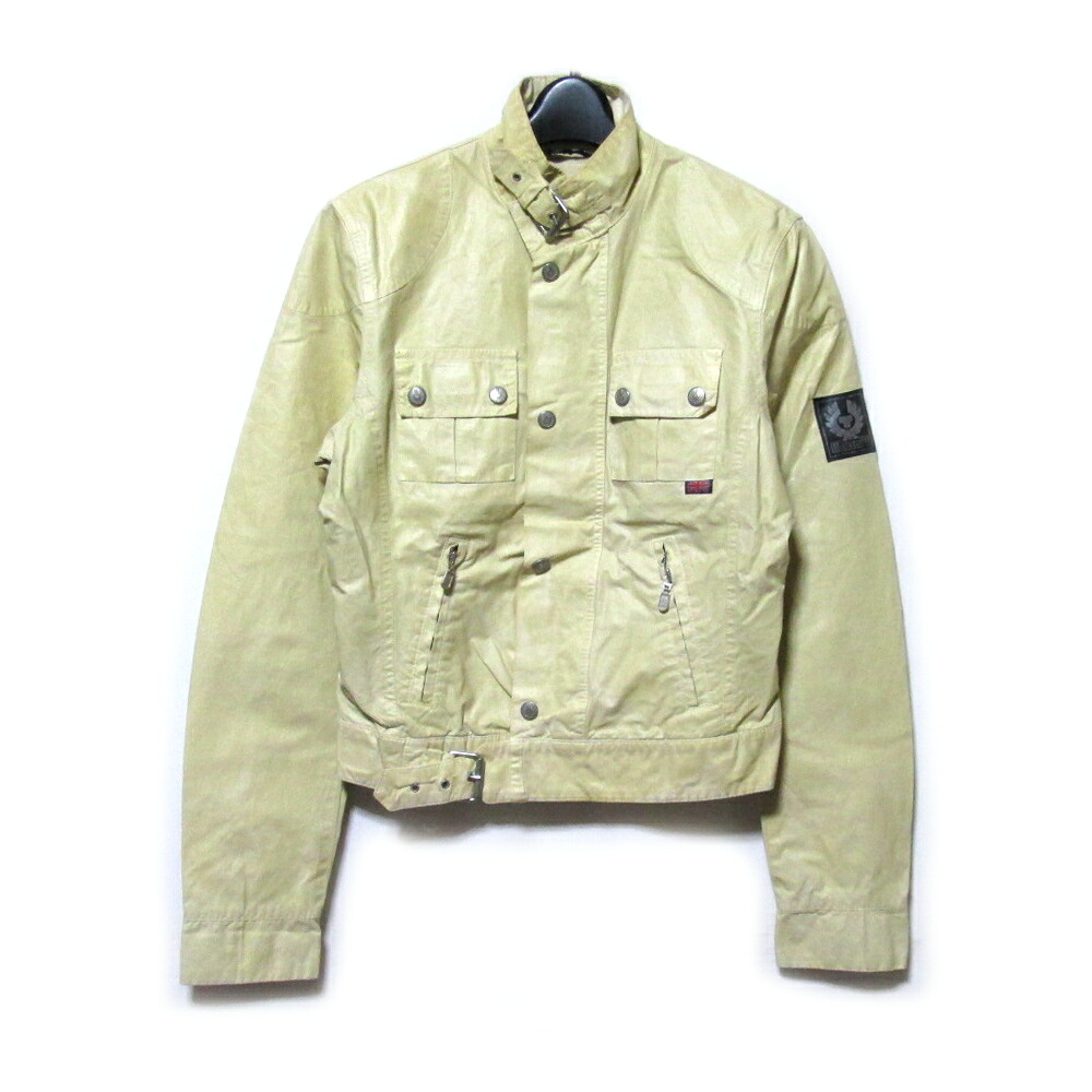 廃盤 Vintage Belstaff ヴィンテージ ベルスタッフ 「44」 ツーリストオイルドジャケット (クリーム ワックス 廃盤) 132740 【中古】｜CROWN STORE