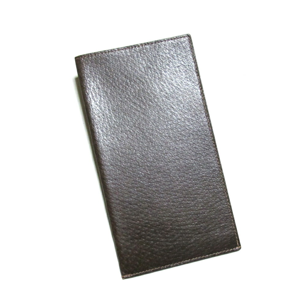 Vintage old GUCCI ヴィンテージ 年寄りの グッチ イタリア製 ロングウオレット.長紙入れ (皮 革) 133342 【中古】