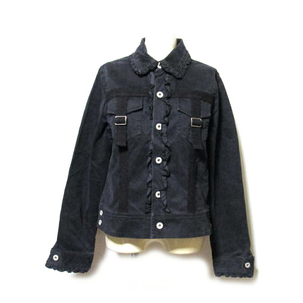 PINK HOUSE ブラック フリルジャケット 楽天市場】美品 PINK HOUSE FLEUR ROUGE ピンクハウス フルール