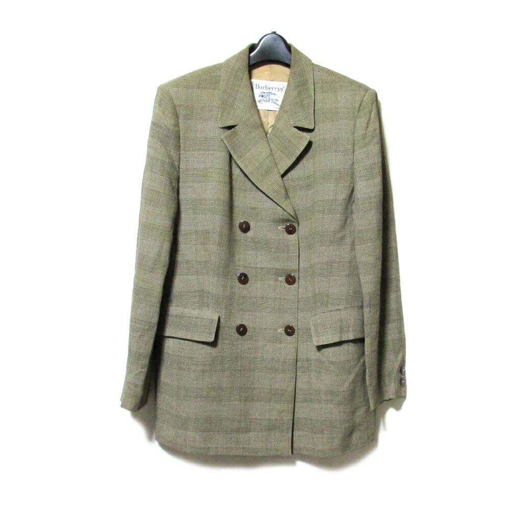 Burberrys ヴィンテージ ジャケット 金ボタン ダブル グレンチェック 楽天市場】Vintage Burberrys ヴィンテージ バーバリー 金ボタン
