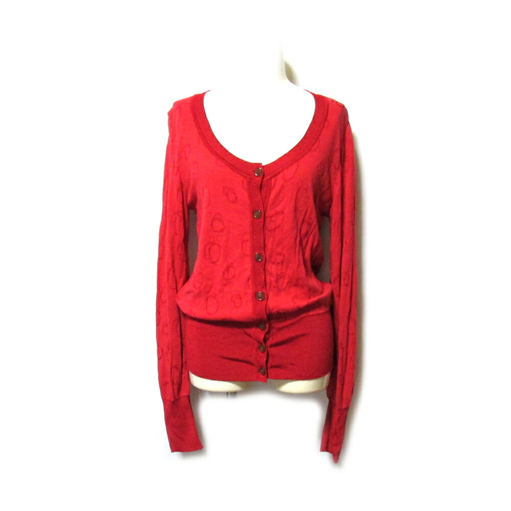 【完売品】【2】Vivienne Westwood ニット カーディガン オーブ 希少 Vivienne Westwood ハートインターシャカーディガン オーブ
