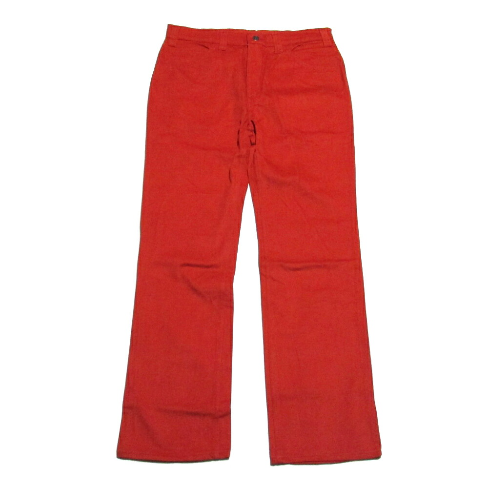 【新古品】 デッドストック Vintage Levi's ヴィンテージ リーバイス 「W36 L33」 SLIM FIT コットンデニムパンツ (赤 レッド 未使用 ビンテージ ジーンズ 紙タグ付き 新品) 135308 【中古】|CROWN STORE