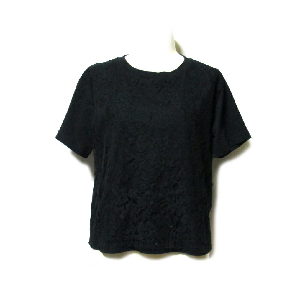 楽天市場】MIUMIU(ミュウミュウ) レース襟付きロゴ Tシャツ