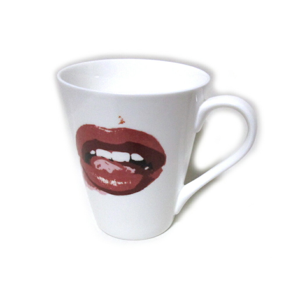 【新古品】 VivienneWestwood ヴィヴィアンウエストウッド 香港回顧展限定リップマグカップ (ワールドツアー エキシビジョン) 135725 【中古】|CROWN STORE