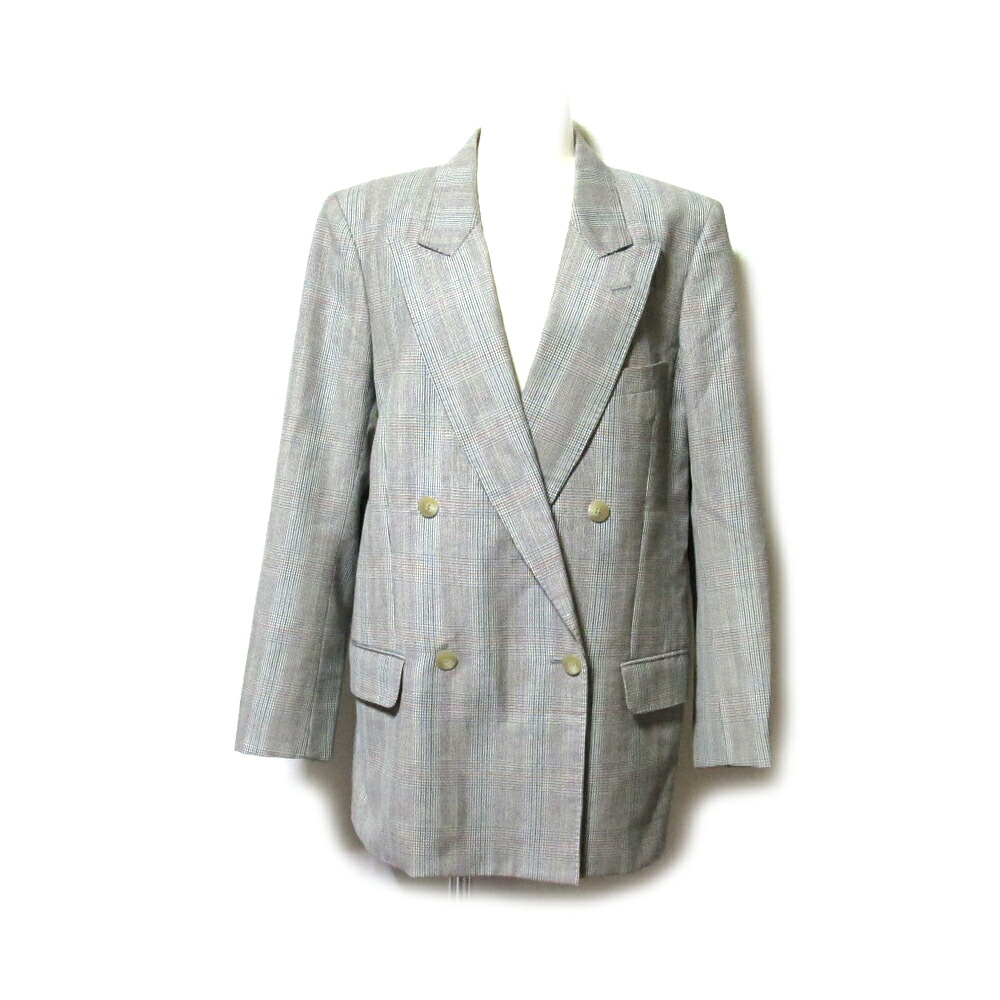 美品 Vintage 49AV JUNKO SHIMADA ヴィンテージ オールド ジュンコシマダ 「9」 ダブルブレスジャケット (アヴァンギャルド バブル) 136381 【中古】｜CROWN STORE