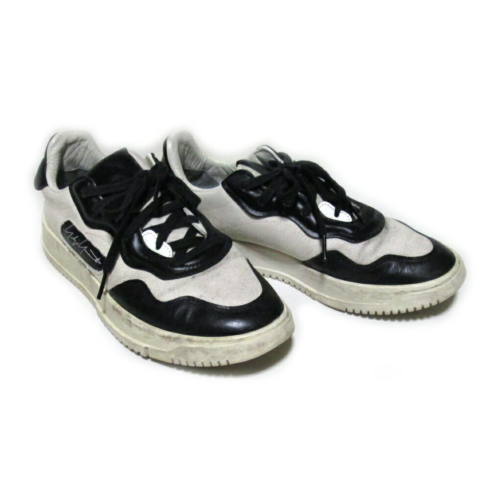 ヨシ YOHJI YAMAMOTO × XVESSEL SNEAKERS LOW (BLACK×WHITE)の商品