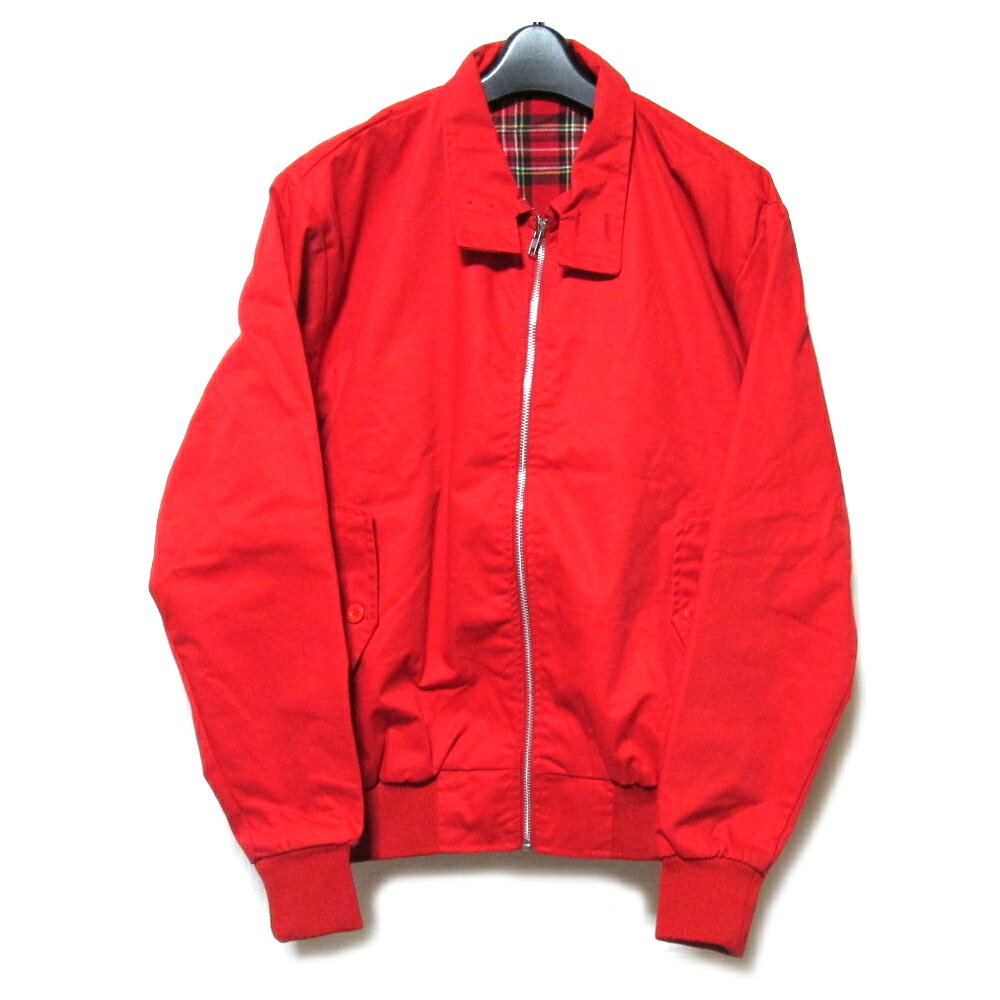 デッド店卸し資産 Vintage England ヴィンテージ 「M」 連合王国製 ハリントンワークジャケット (赤 ビンテージ 上衣 ENGLAND 連合王国製) 137534 【中古】 メンズファッション-コート・ジャケット