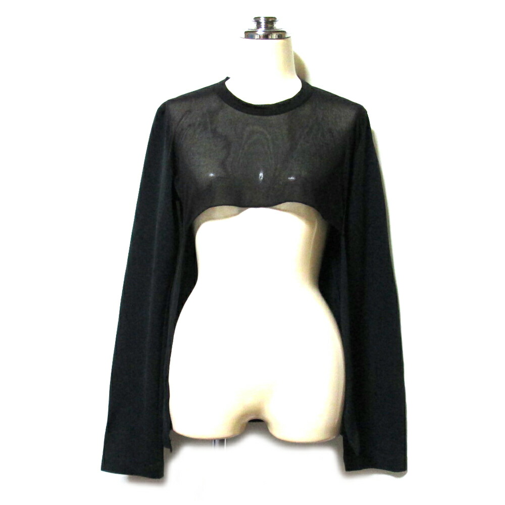 美品 COMME des GARCONS コムデギャルソン 「XS」 2011 燕尾デザインカットソー.Tシャツ (ネイビー 紺 ロング) 137809 【中古】