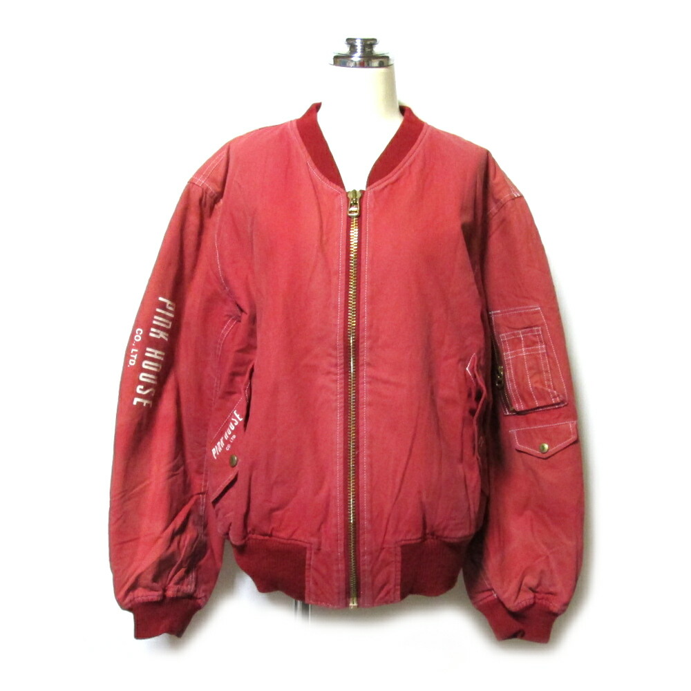 楽天市場】Vintage PINK HOUSE ヴィンテージ ピンクハウス MA-1