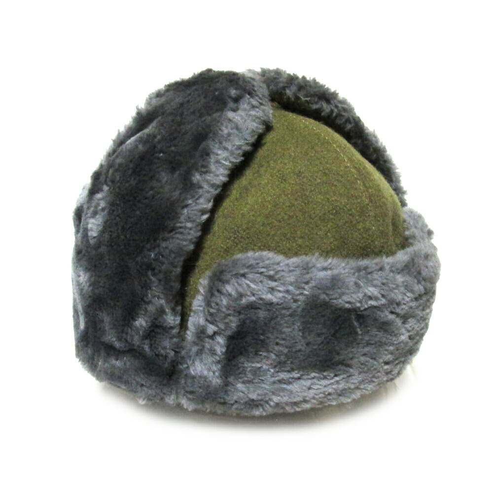 美品 Vintage Soviet Army ヴィンテージ ソ連軍 鳥打ち帽子.パイロットキャップ (極寒対応・超保温仕様 帽子 カーキ ミリタリー CCCP) 138733 【中古】|CROWN STORE