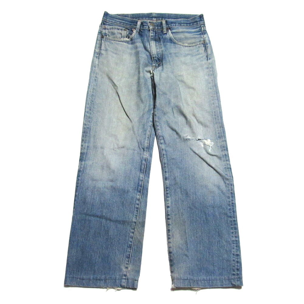 Vintage Levi’s 510 ヴィンテージ リーバイス 「W32L33」 日本製クラッシュデニム (J2刻印 真鍮ジップ 赤ループ ジーンズ インディゴ) 139076 【中古】