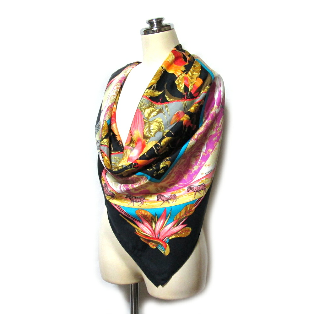 楽天市場】【エルメス】Hermes カレ90 シルクスカーフ L'ART INDIEN