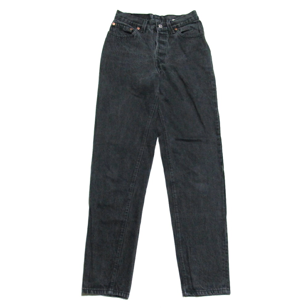 Vintage Levi’s ヴィンテージ リーバイス 「S」 USA製 ブラックデニムパンツ (黒 ジーンズ リベット54413501-0660) 139207 【中古】